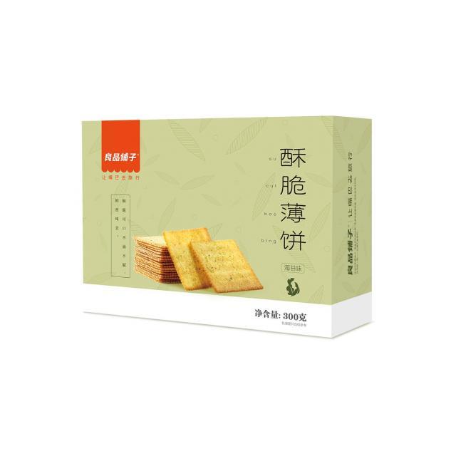 良品铺子酥脆博饼 海苔味 300g