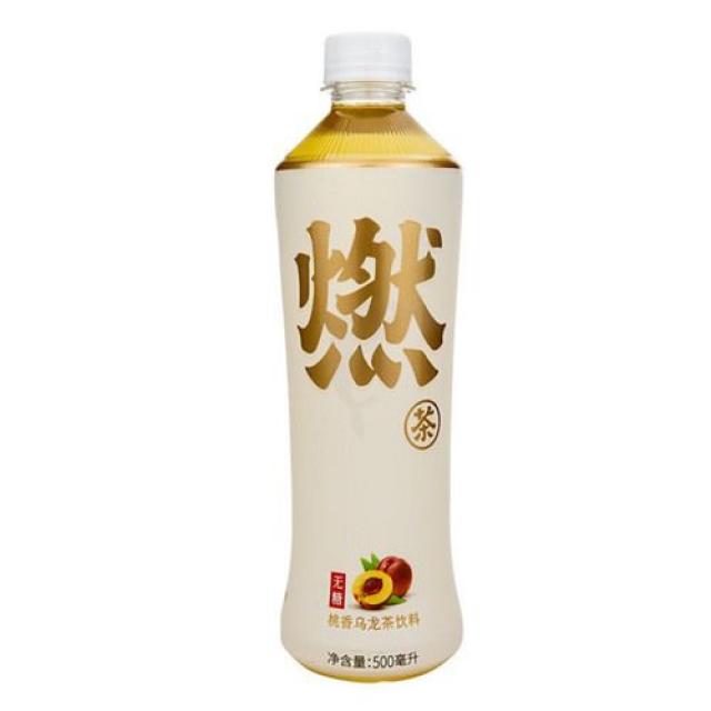 元气森林无糖桃香乌龙茶燃茶500ML