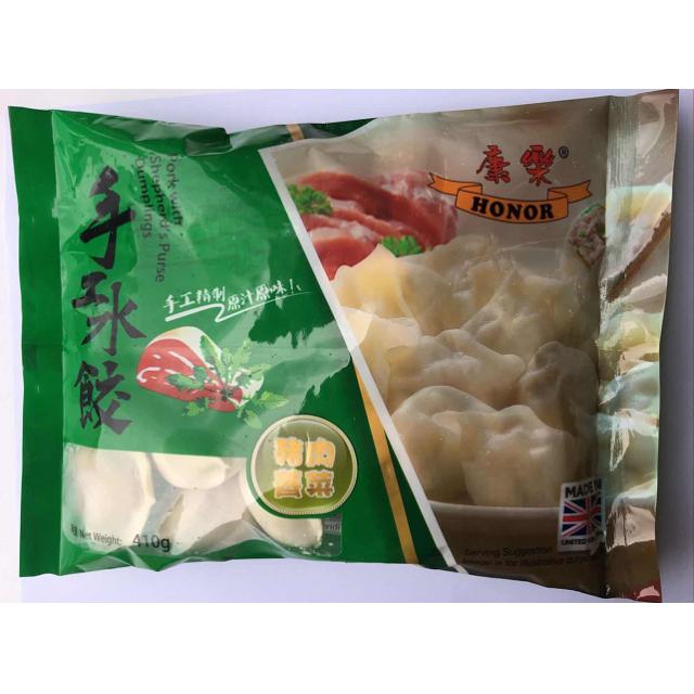 康乐猪肉荠菜水饺410克