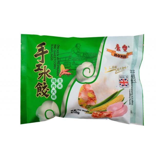 康乐鸡肉大虾玉米水饺 410g