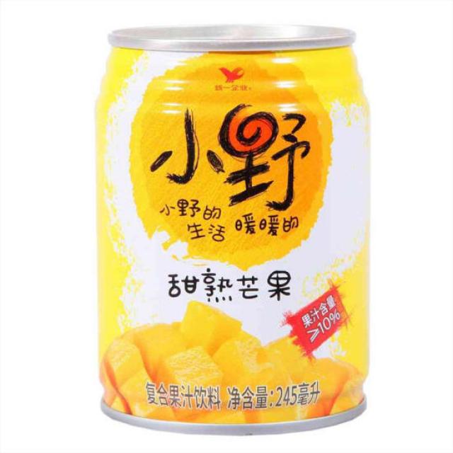 统一 小野甜熟芒果 245ml