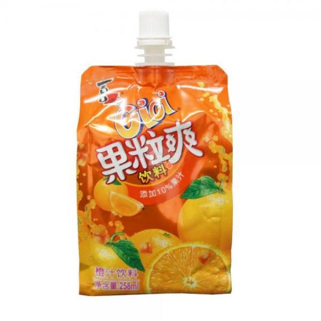 喜之郎果粒爽橙汁 258ml