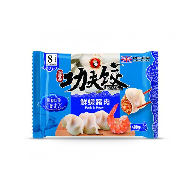 功夫猪肉鲜虾水饺 400g