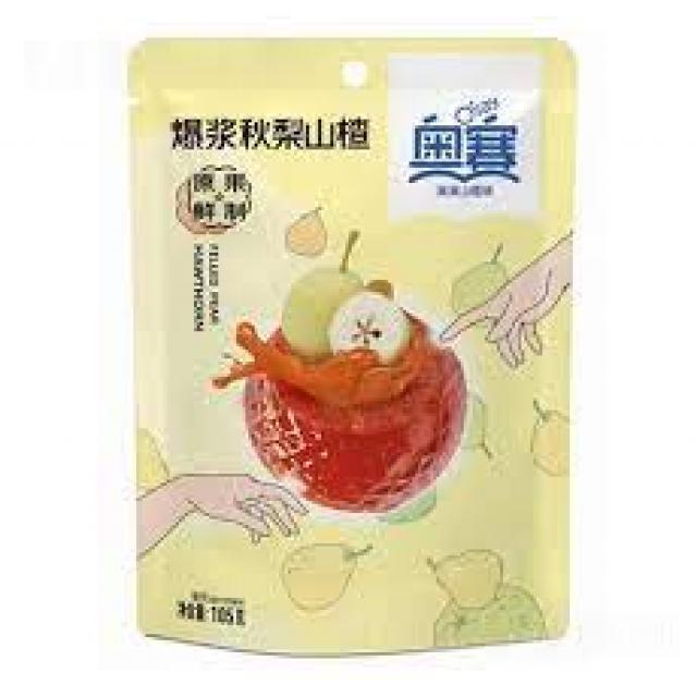奥赛 爆浆秋梨山楂 105g