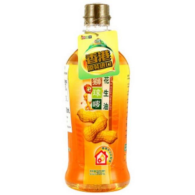 狮球唛 纯正花生油 900ml