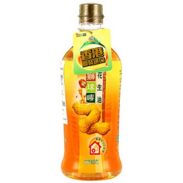 狮球唛 纯正花生油 900ml