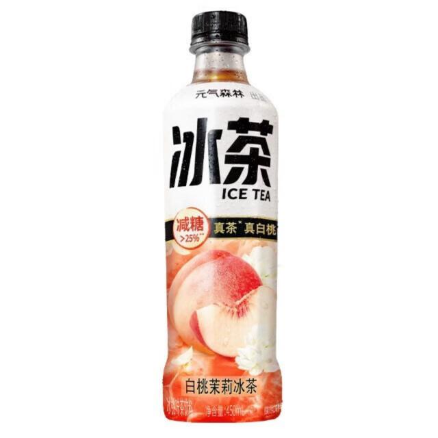 元气森林白桃茉莉冰茶450ml