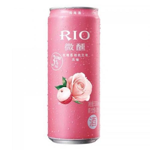 RIO 玫瑰荔枝白兰地风味330ml