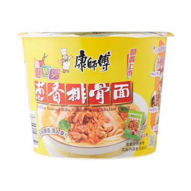 康师傅葱香排骨桶面109g