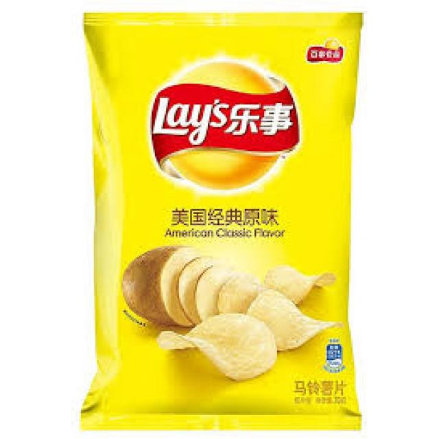 乐事薯片经典原味70g