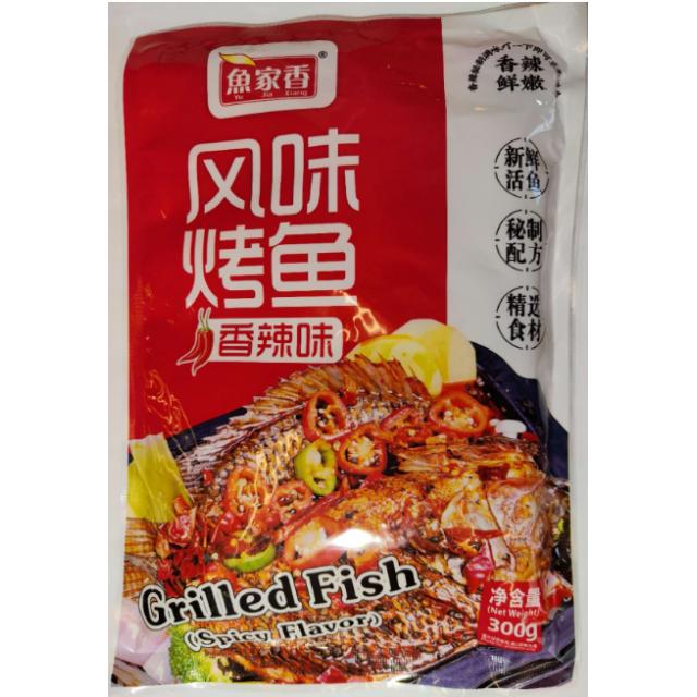 鱼家香 香辣风味烤鱼 300g