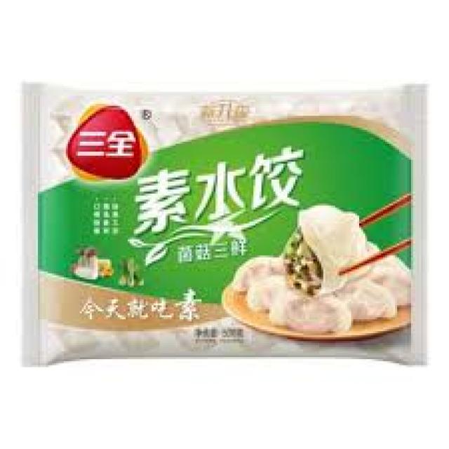 三全菌菇三鲜水饺500g