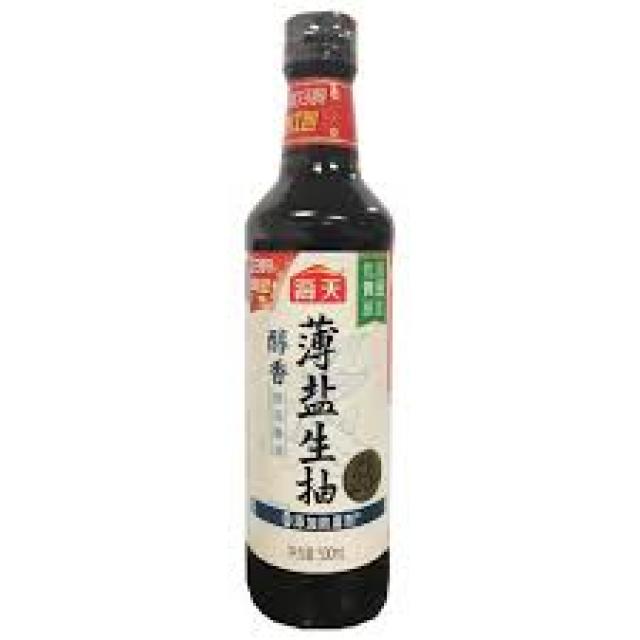 海天薄盐酱油500ml