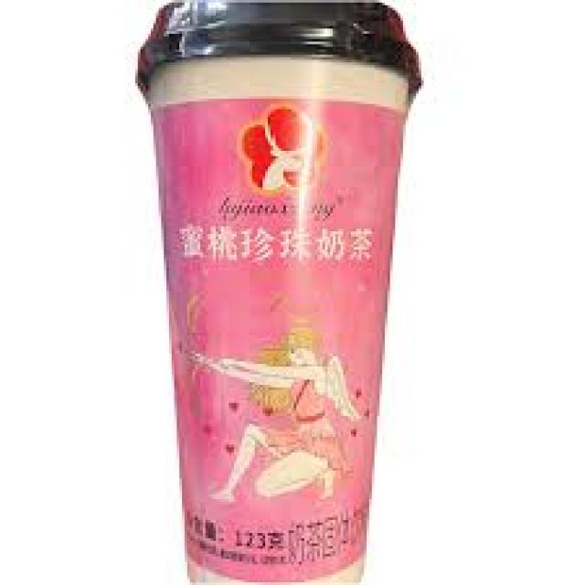 鹿角巷蜜桃珍珠奶茶123g