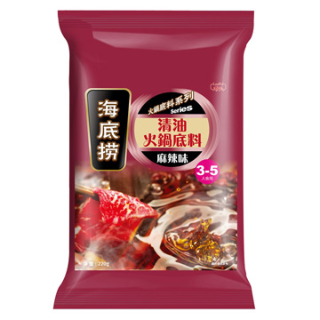 海底捞清油火锅底料麻辣味 220g